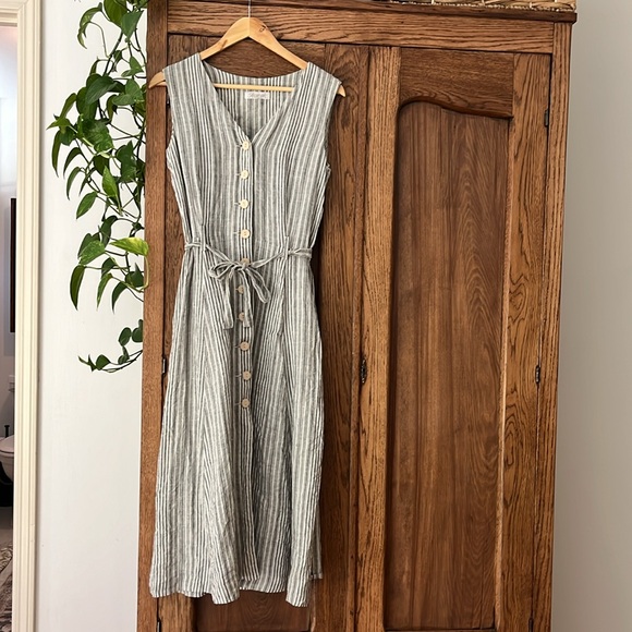 Vintage linen Italian dress - Picture 2 of 5